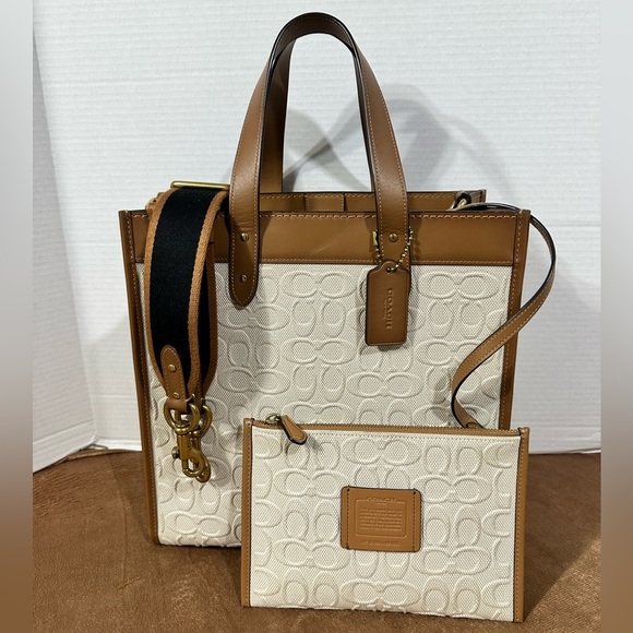 Coach Handbags - Coach Signature Field Tote Bag Set